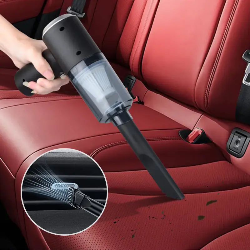 Mini Aspiradora 3 EN 1 Portátil - Inalámbrica y Recargable para Carro y Hogar